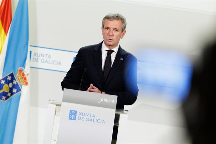 El presidente de la Xunta, Alfonso Rueda