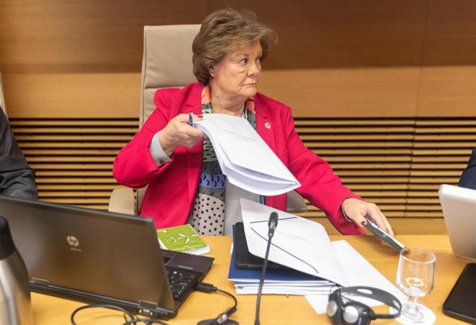 Archivo - La presidenta del Tribunal de Cuentas, Enriqueta Chicano, 