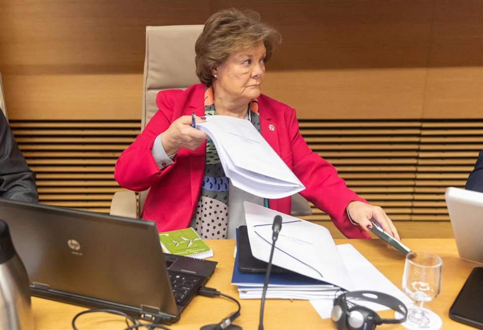 Archivo - La presidenta del Tribunal de Cuentas, Enriqueta Chicano, 