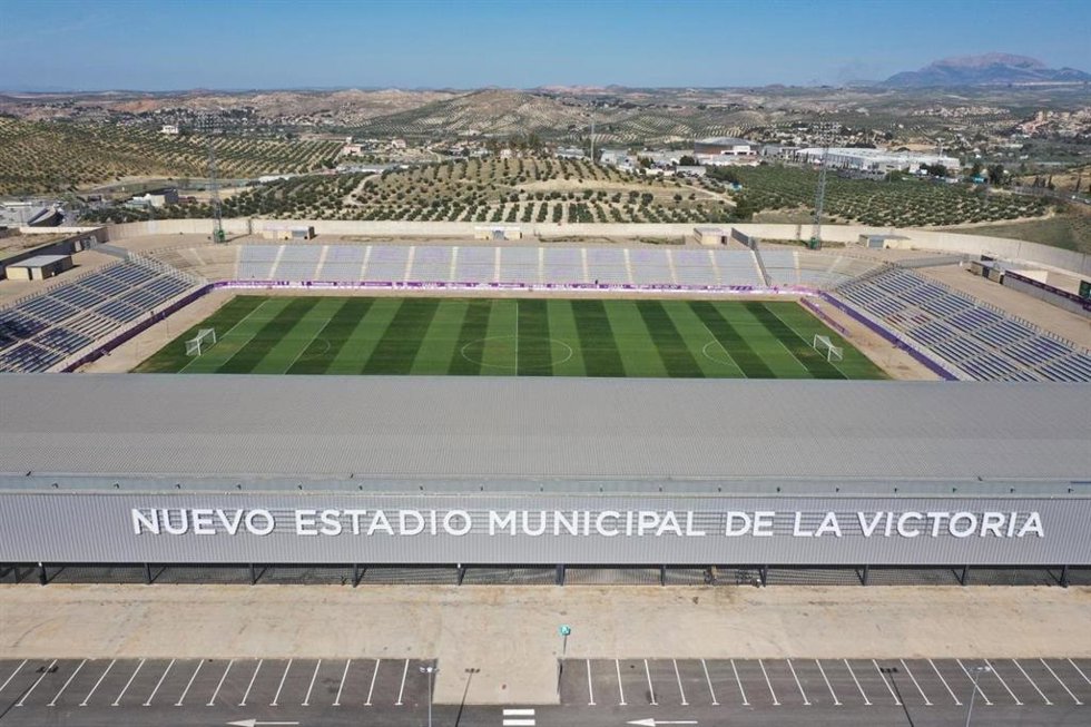 Archivo - Nuevo Estadio de La Victoria donde se enfrentaron el Real Jaén y el Xerez Deportivo FC