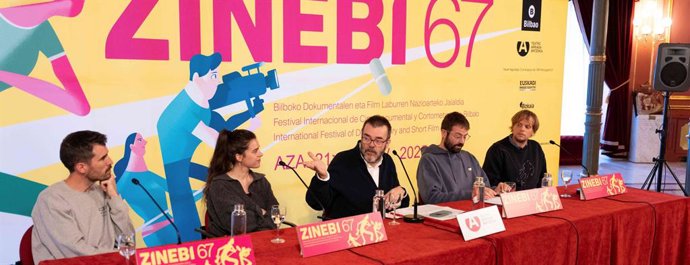 Zinebi 67ko zuzendaria eta epaimahaikideak, palmaresa iragartzen