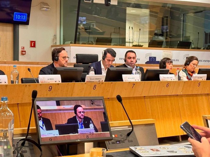 Octavio Caraballo en el Foro de Migración de la UE