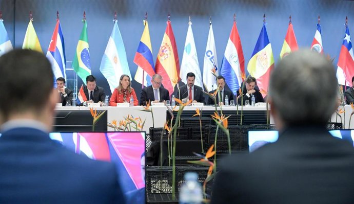 Inauguración del VII Foro Iberoamericano de la Mipyme, en el Hotel Taoro del Puerto de la Cruz, a 27 de noviembre de 2025, en Tenerife, Canarias (España). Se trata de un encuentro internacional, antesala de la Cumbre Iberoamericana de 2026 de Madrid.