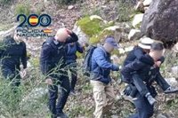 Rescatan a una senderista con rotura de tibia y peroné en el paraje natural del Arroyo de la Miel en Algeciras (Cádiz)