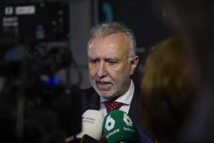 Ángel Víctor Torres en el Congreso España 360, en el Hotel Palace, Madrid.