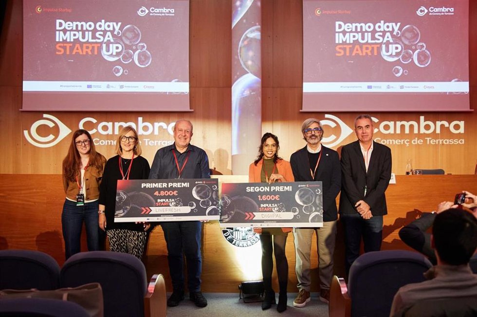 Los premiados en el Demo Day.