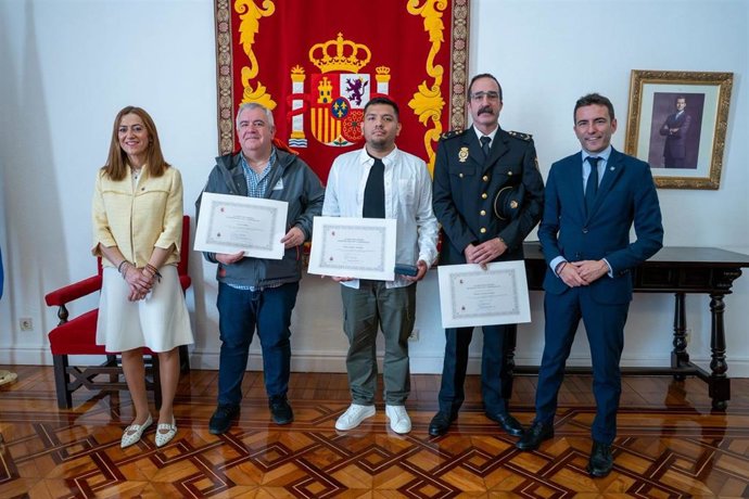 Medallas al Mérito de Protección Civil.