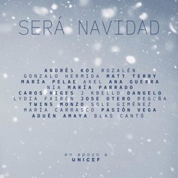 Blas Cantó presenta este viernes junto a 20 artistas la versión de 'Será navidad' cuyos fondos serán destinados a UNICEF