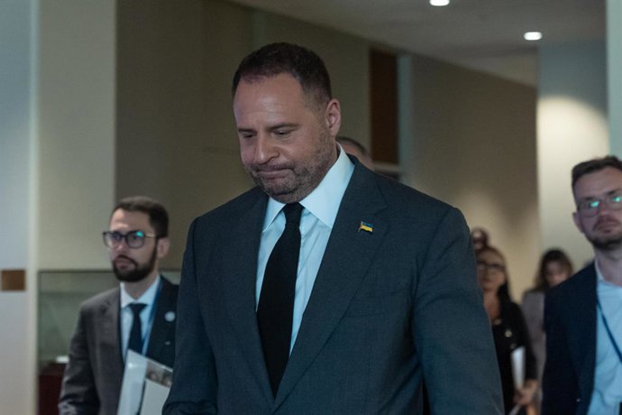 Imagen de archivo del jefe de la oficina presidencial de Ucrania, Andri Yermak