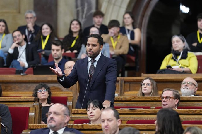 El líder de Vox al Parlament, Ignacio Garriga