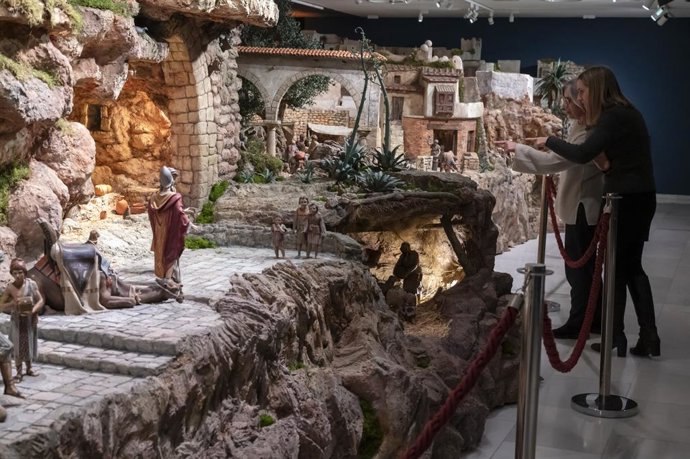 El Pessebre Monumental de Fundació Bancaixa recorre escenaris de Natzaret, Belén i Egipte amb més d'1.000 figures