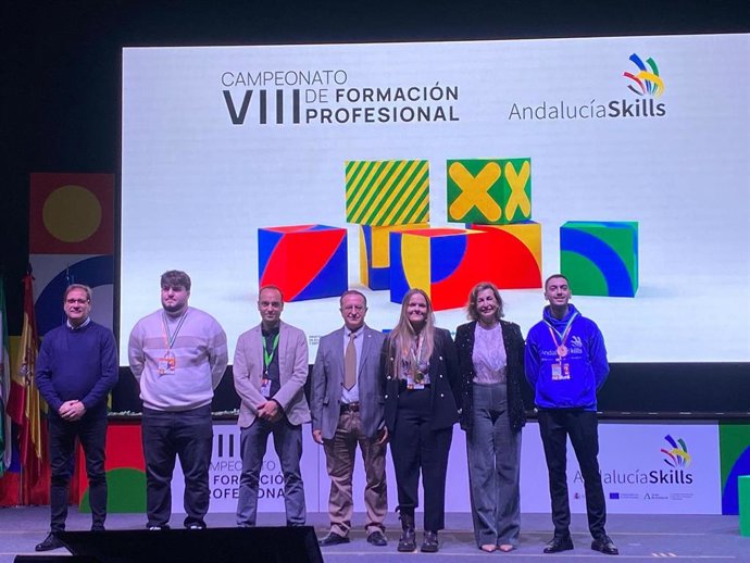 Entrega de medallas en 'AndalucíaSkills 2025'.