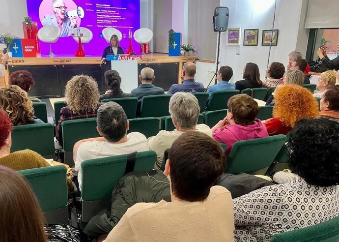 Gimena Llamedo, en Laviana