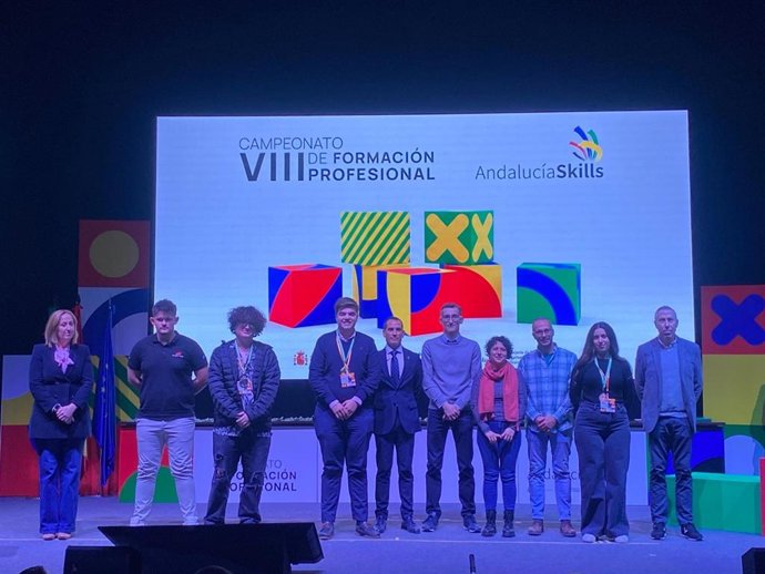 Cuatro estudiantes de Huelva, premiados en el VIII Campeonato de Formación Profesional.