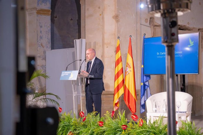 Carlos Prieto durante la clausura del acto