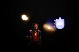 Edna Imade, en una entrevista tras ser convocada con la selección española.