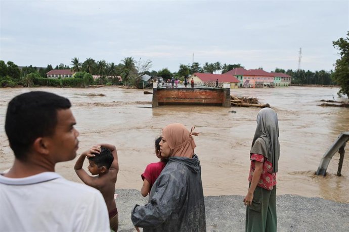 Inundaciones y deslizamientos de tierra en la provincia indonesia de Aceh