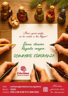 Cáritas invita incluir a los vulnerables en las cartas a los reyes