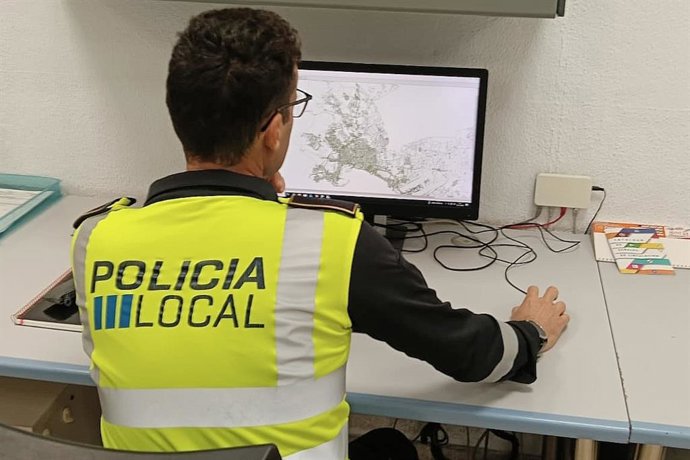 Un agente de la Policía Local en una imagen de recurso