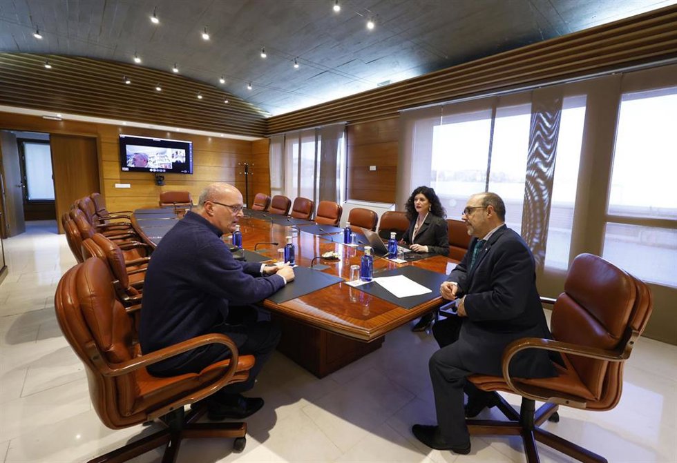 Reunión de la Mesa de las Cortes