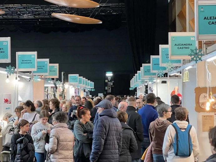 Ambiente en una edición anterior de la Feria de Artesanía.