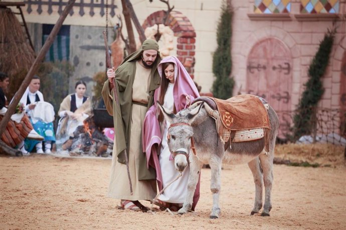 Puesta en escena del Auto Sacramental de los Reyes Magos de El Viso en una imagen de archivo.