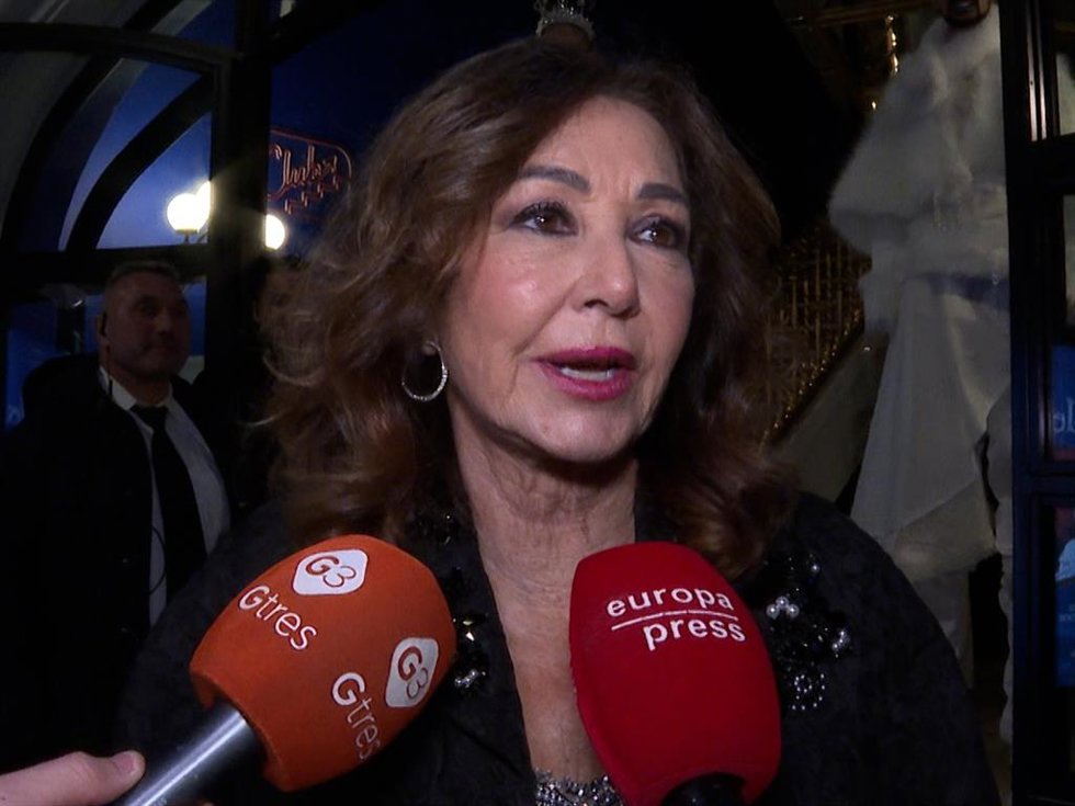 Ana Rosa Quintana en la fiesta de Navidad de la productora Unicorn.
