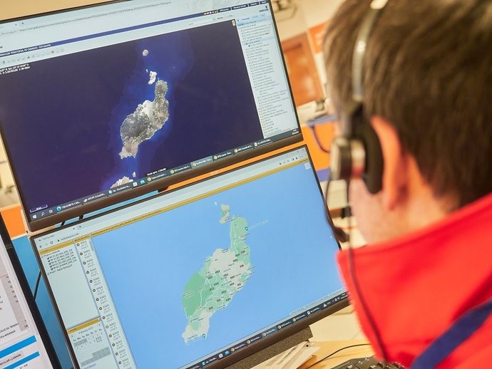 Sala operativa del 112 Canarias