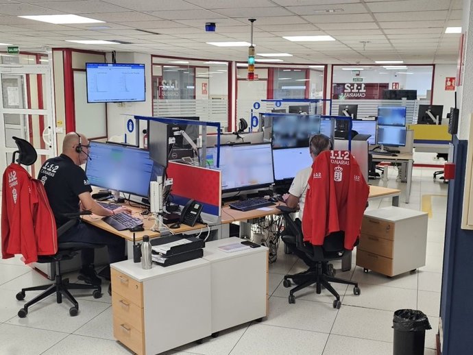Sala operativa del 112 Canarias
