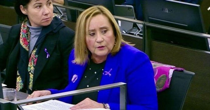 La diputada socialista onubense y portavoz de Pesca en el Congreso, María Luisa Faneca.