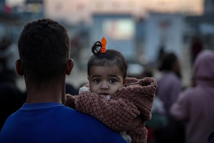Imagen de archivo de una niña palestina en Gaza 