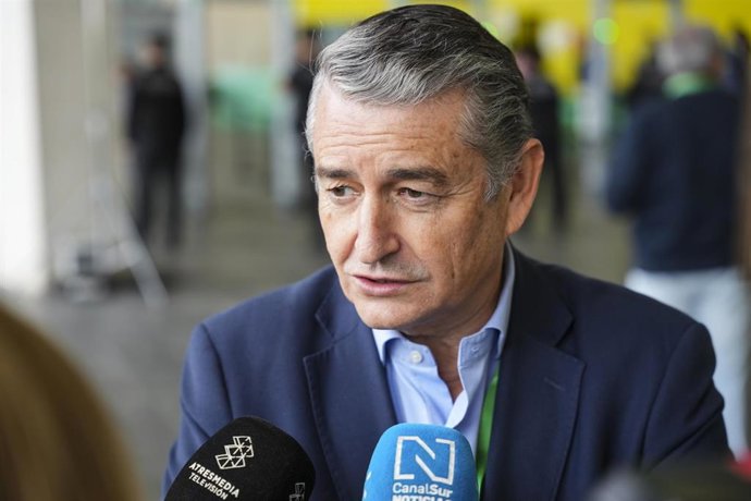 El consejero de Sanidad y coordinador de Interior del PP-A, Antonio Sanz, en una imagen de archivo. 