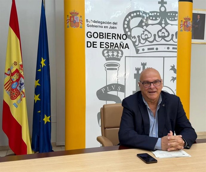 Archivo - El subdelegado del Gobierno de España en Jaén, Manuel Fernández. Imagen de archivo. 