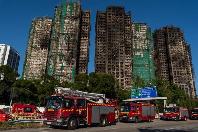 Incendio en Hong Kong