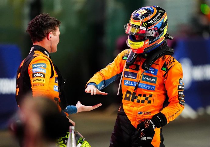 Oscar Piastri y Lando Norris
