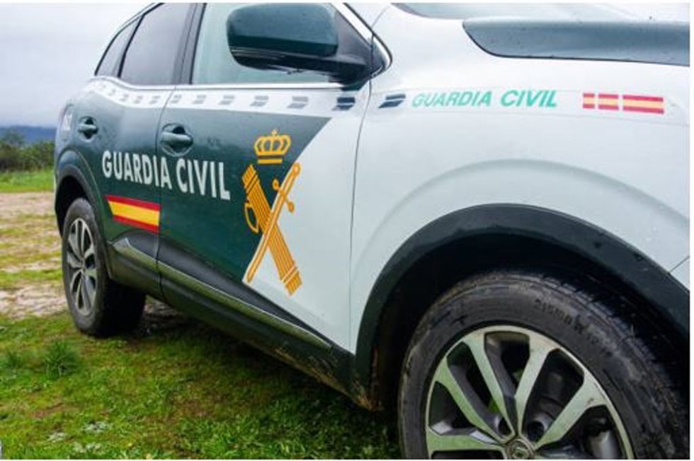 Vehículo de la Guardia Civil.