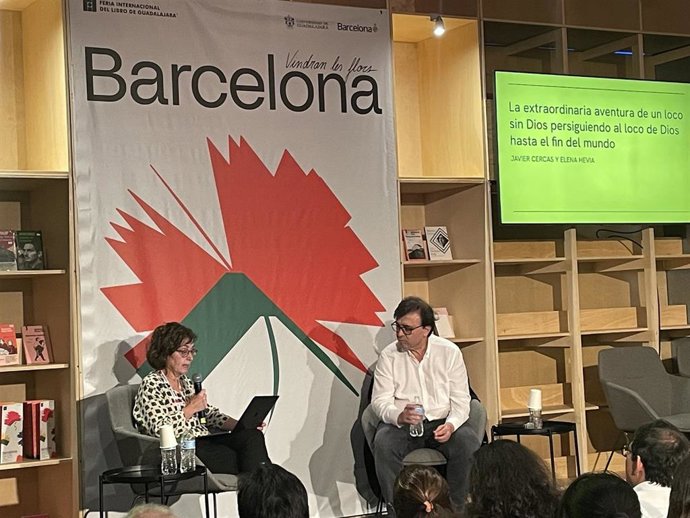 El escritor Javier Cercas, en la FIL de Guadalajara