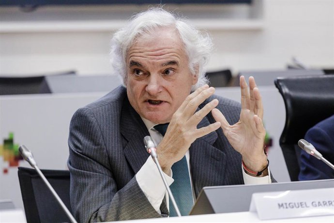 Archivo - El vicepresidente de la CEOE y presidente de CEIM, Miguel Garrido, durante un acto en Madrid. 