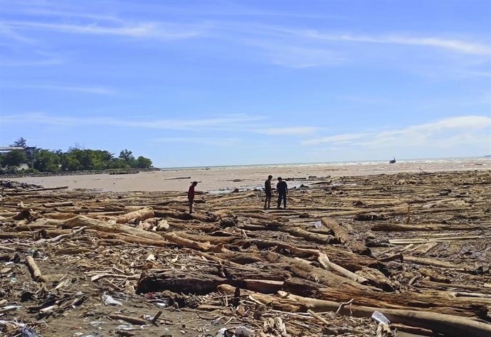 Imagen de archivo de inundaciones en Indonesia 