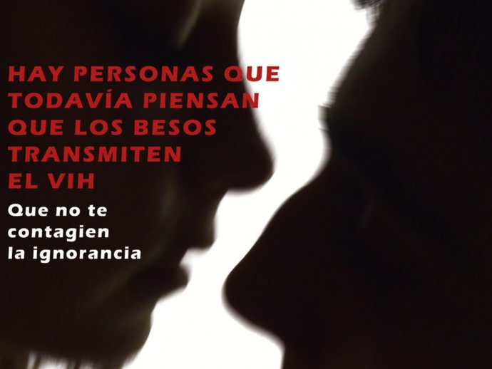 Cartel de la campaña de este año en la que participan Ayuntamiento de Zaragoza, Sanidad y diversas entidades como Médicos del Mundo, Fundación Cruz Blanca, OMSIDA, entre otras.