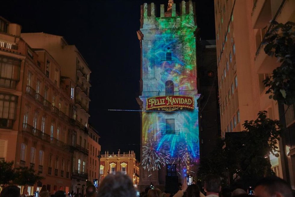Imagen del mapping 'El pescador de sueños'.