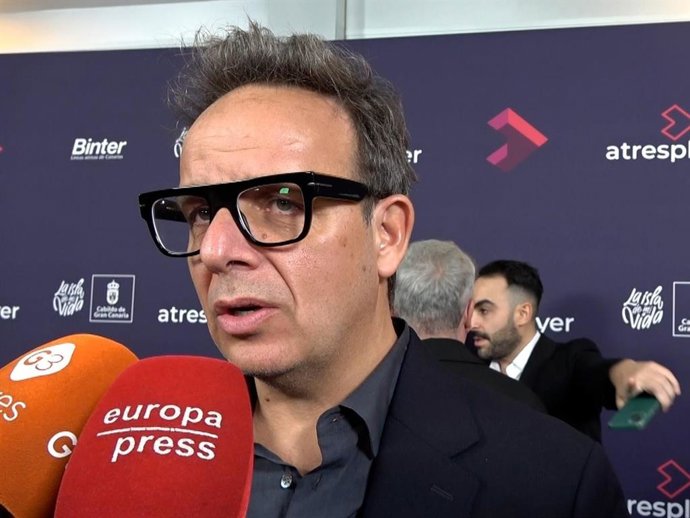 Àngel Llàcer en el 'Atresplayer Day' en Las Palmas de Gran Canaria.