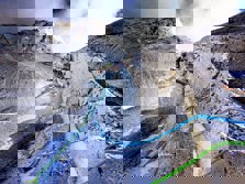 El alpinista riojano en su escalada al Bhagirati I