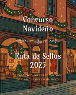 Cartel del concurso navideño.