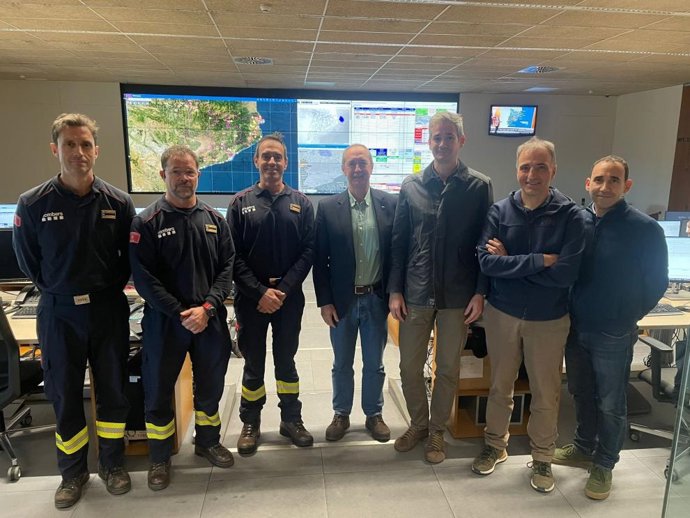 Visita de la delegación aragonesa al Complejo Central de Cerdanyola del Vallés.