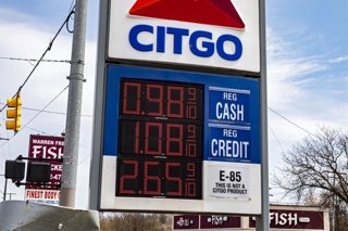 Archivo - Estación de servicio de Citgo en Detroit, Estados Unidos