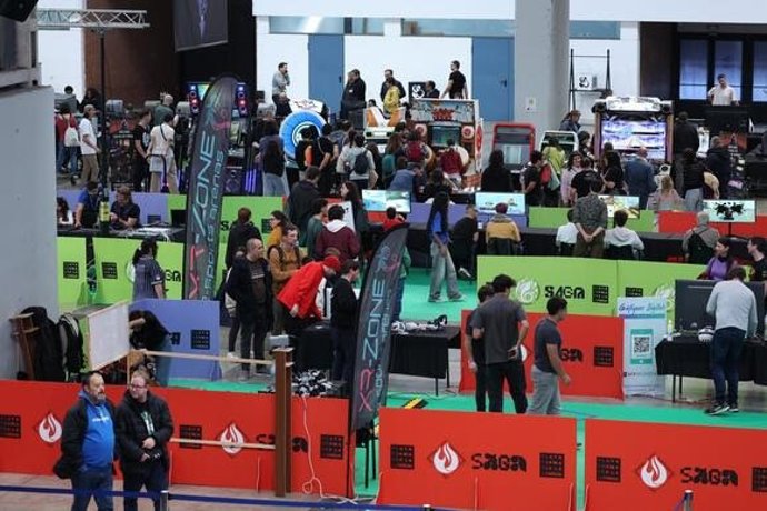 El salón de videojuegos SAGA