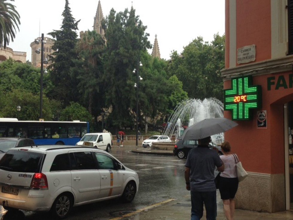 Archivo - Lluvia en Mallorca. Recurso. Archivo.