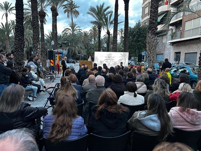 Celebración del XXV aniversario de la declaración del palmeral de Elche como patrimonio de la Humanidad