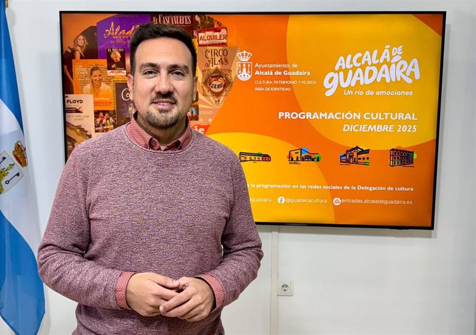 El delegado de Cultura del Ayuntamiento de Alcalá de Guadaíra (Sevilla), Christopher Rivas.